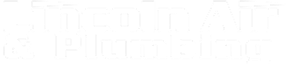 White bold text on black background reads "Lincoln Air & Plumbing.